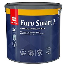 Интерьерная краска EURO SMART 2 (гл/мат)